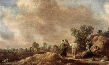 Jan Van Goyen : Haymaking